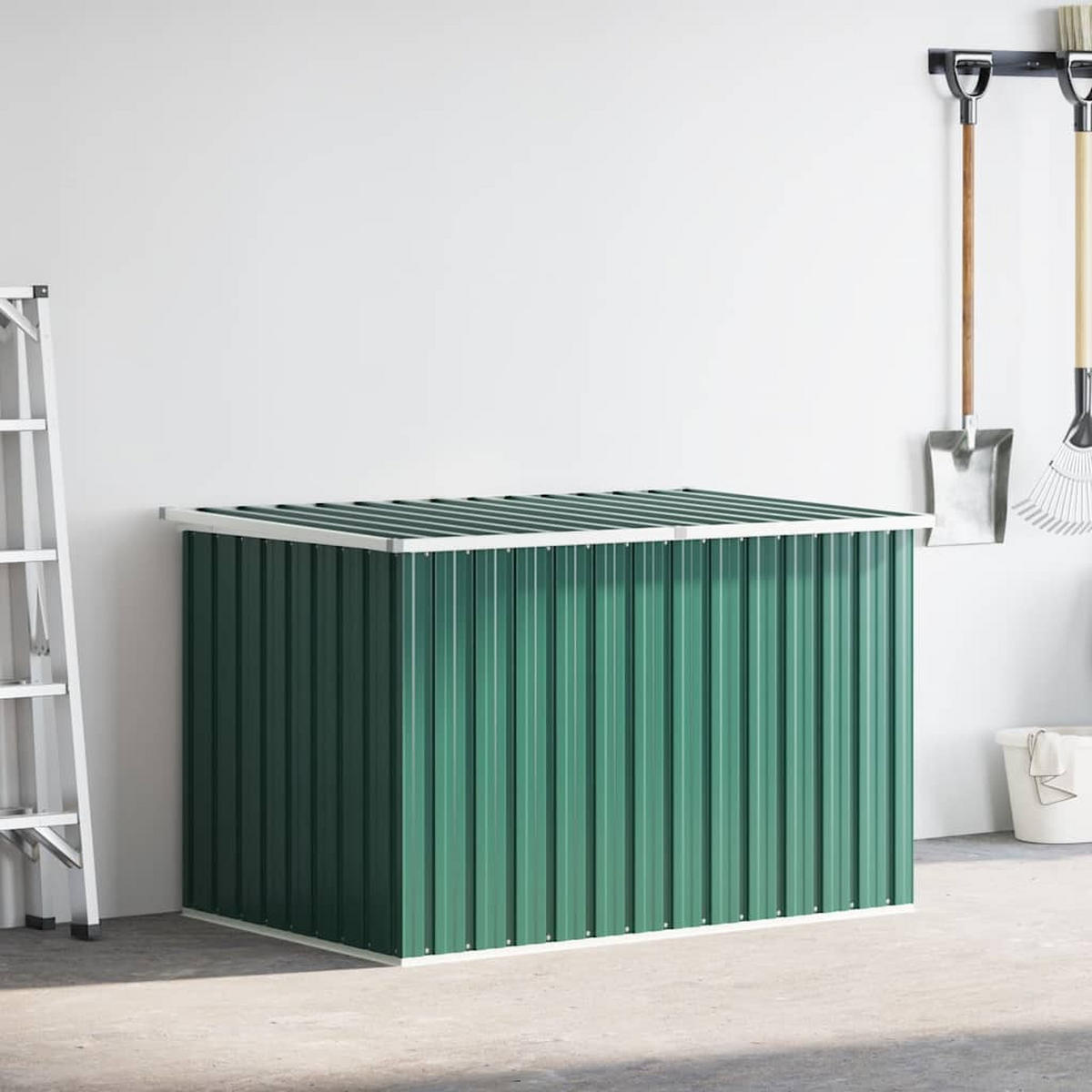 GARTENBOX Grün 171/99/93 Cm - Grün, Metall (171/93/99cm) - vidaXL