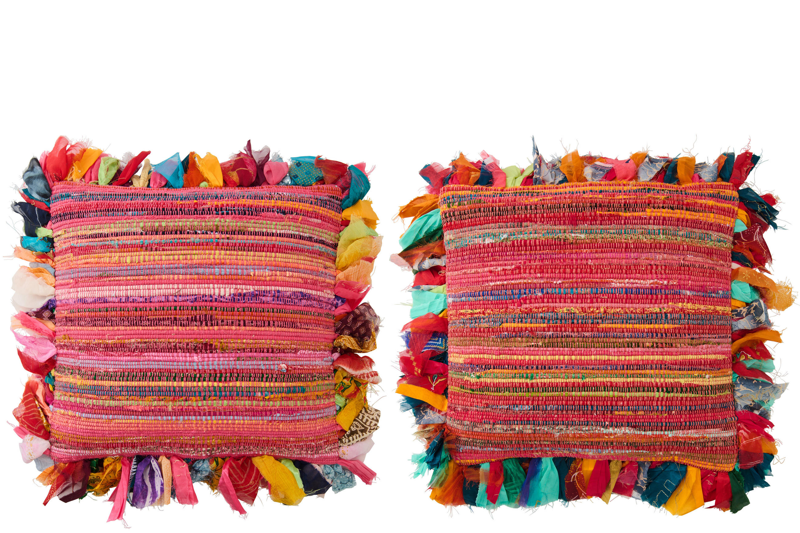 KISSEN FRANSE GESTREIFT Multi - Multicolor, Textil (45/45cm) - J-Line