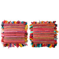 KISSEN FRANSE GESTREIFT Multi - Multicolor, Textil (45/45cm) - J-Line