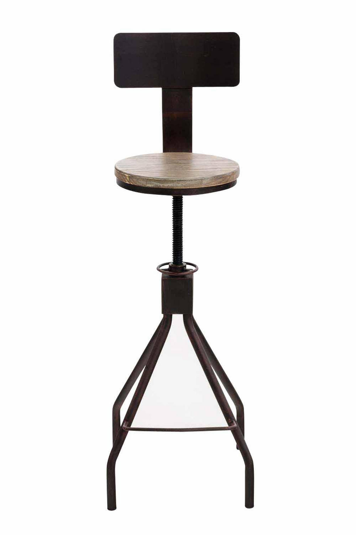 BARHOCKER Metall bronze - Bronzefarben, Metall (45/93/45cm) - CLP