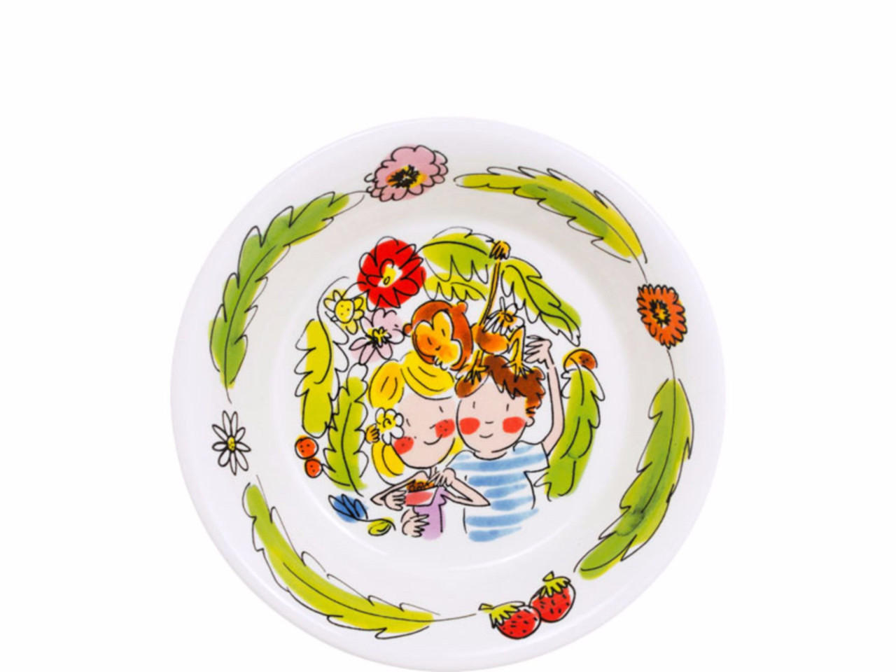 SCHALE Affenparadies in Bunt - 16,5cm - Multicolor, Keramik (16.5/4/16.5cm) - Blond Amsterdam