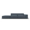 SOFA Jodie aus strukturiertem Stoff blau 3 Sitzplätze - Blau, Textil (102/70/262cm) - Micadoni