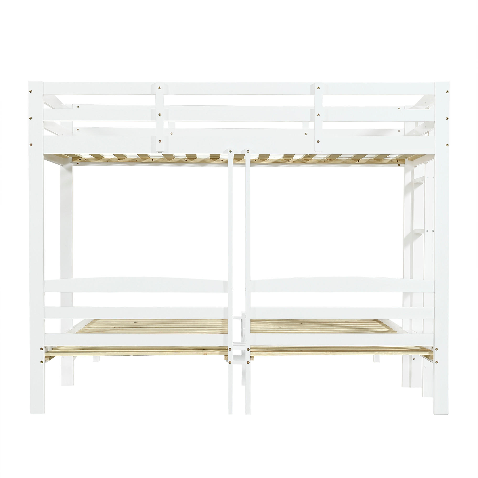 ETAGENBETT 90/200 cm Weiß - Weiß, Holz - Raumix