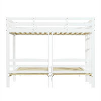 ETAGENBETT 90/200 cm Weiß - Weiß, Holz - Raumix