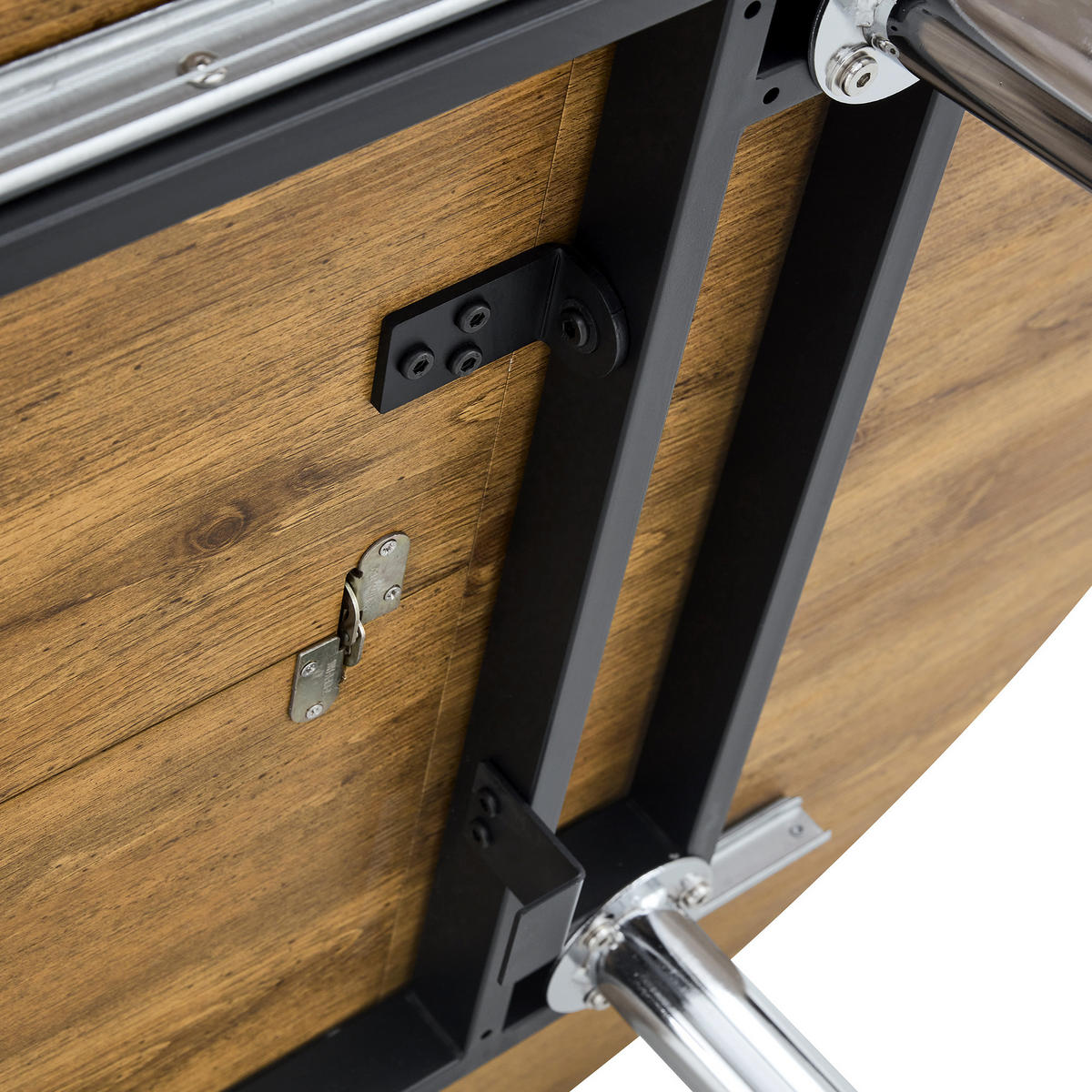 ESSTISCH ausziehbar 107-137 cm DE-40074 Weiß - Naturfarben, Holzwerkstoff (107/137/75cm) - ComfortXL
