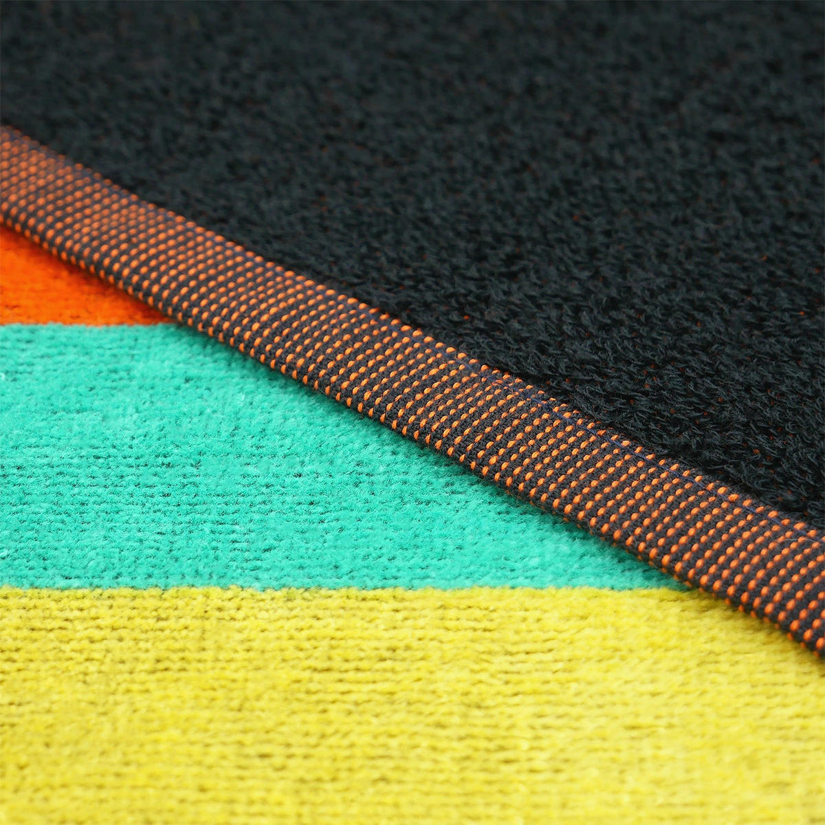 STRANDTUCH aus Veloursfrottee Jacquard Mehrfarbig 140x180 400g/m² - Mondrago - Multicolor, Textil (140/180cm) - LE COMPTOIR DE LA PLAGE