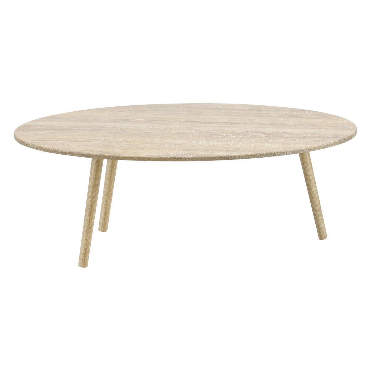 COUCHTISCH Viborg 110/60/40 - Eichefarben, Holzwerkstoff (60/110/40cm) - [en.casa]