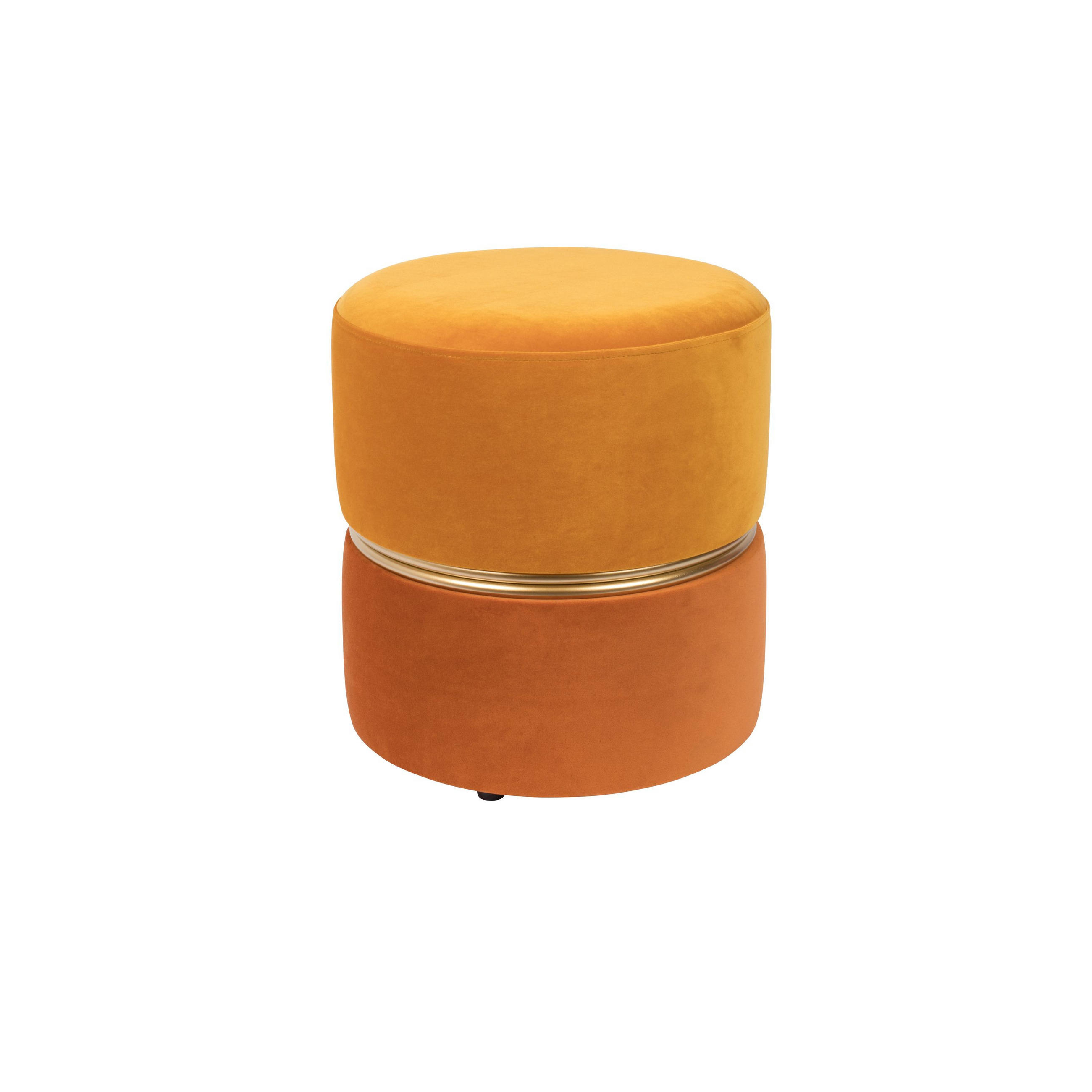 Housecraft Living Sitzhocker Gelb 35x39x35 cm