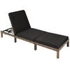 RATTAN-SONNENLIEGE Sofia,196 x 66 x 27 cm,natur - Naturfarben, Kunststoff (66/27/196cm) - tectake