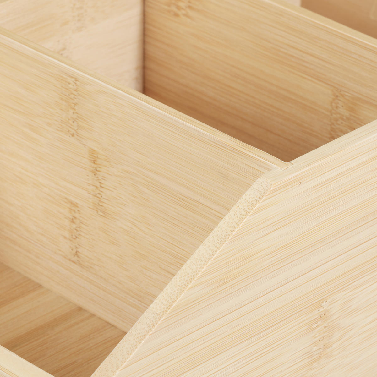 SCHREIBTISCHORGANIZER - Hellbraun, Holz (25.5/15.5/9cm) - Relaxdays