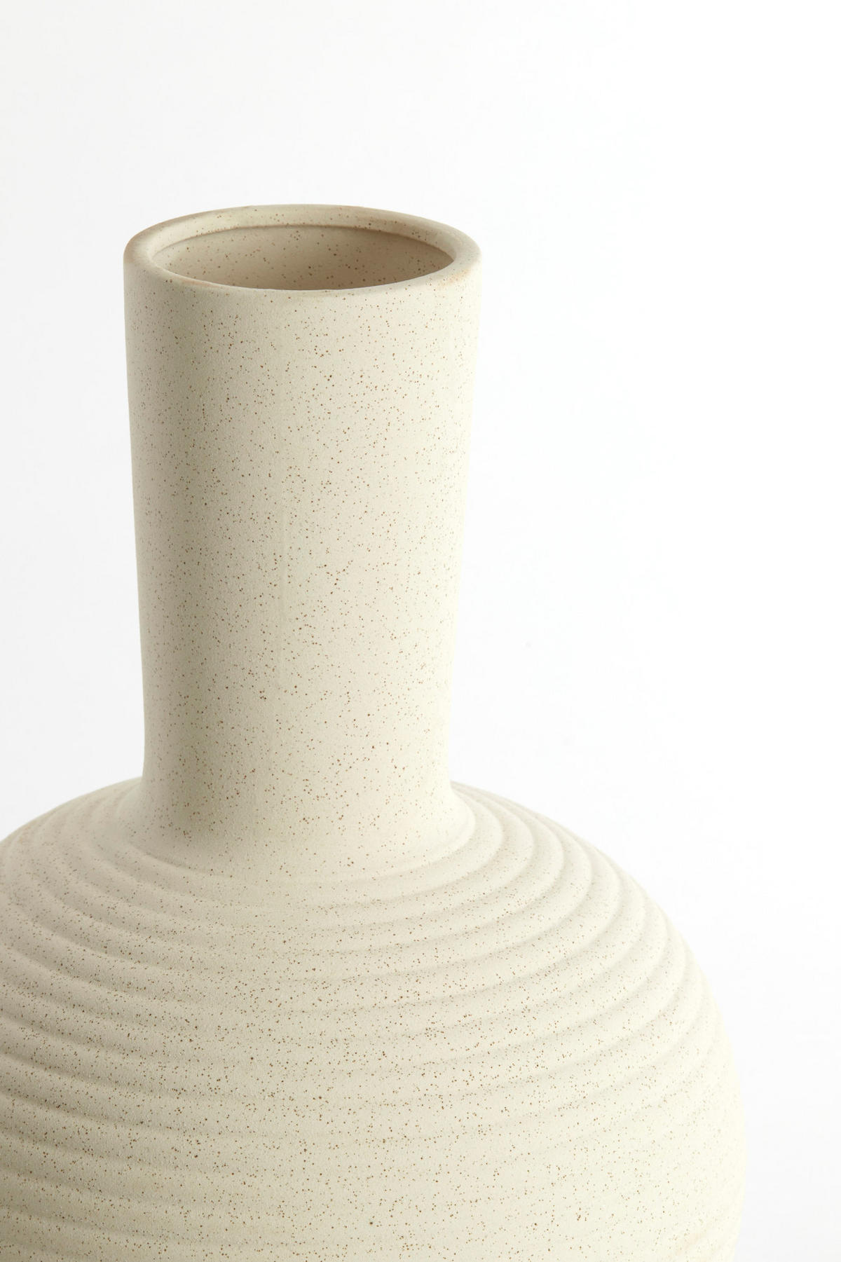 VASE Ulloa Weiß Ø34/52 cm - Weiß, Keramik (52cm) - Light & Living