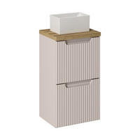 WASCHTISCHKOMBI 50 cm 3 Teile Nova Cashmere N BM163 in Kaschmir/ Evoke Eiche - Kaschmir/Eiche Artisan, Holz (50/57/40cm)