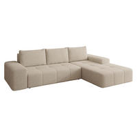 ECKSCHLAFSOFA Tonseo L, Seite: Rechts - Schwarz/Mokka, Holz/Kunststoff (275/173cm) - MIRJAN24