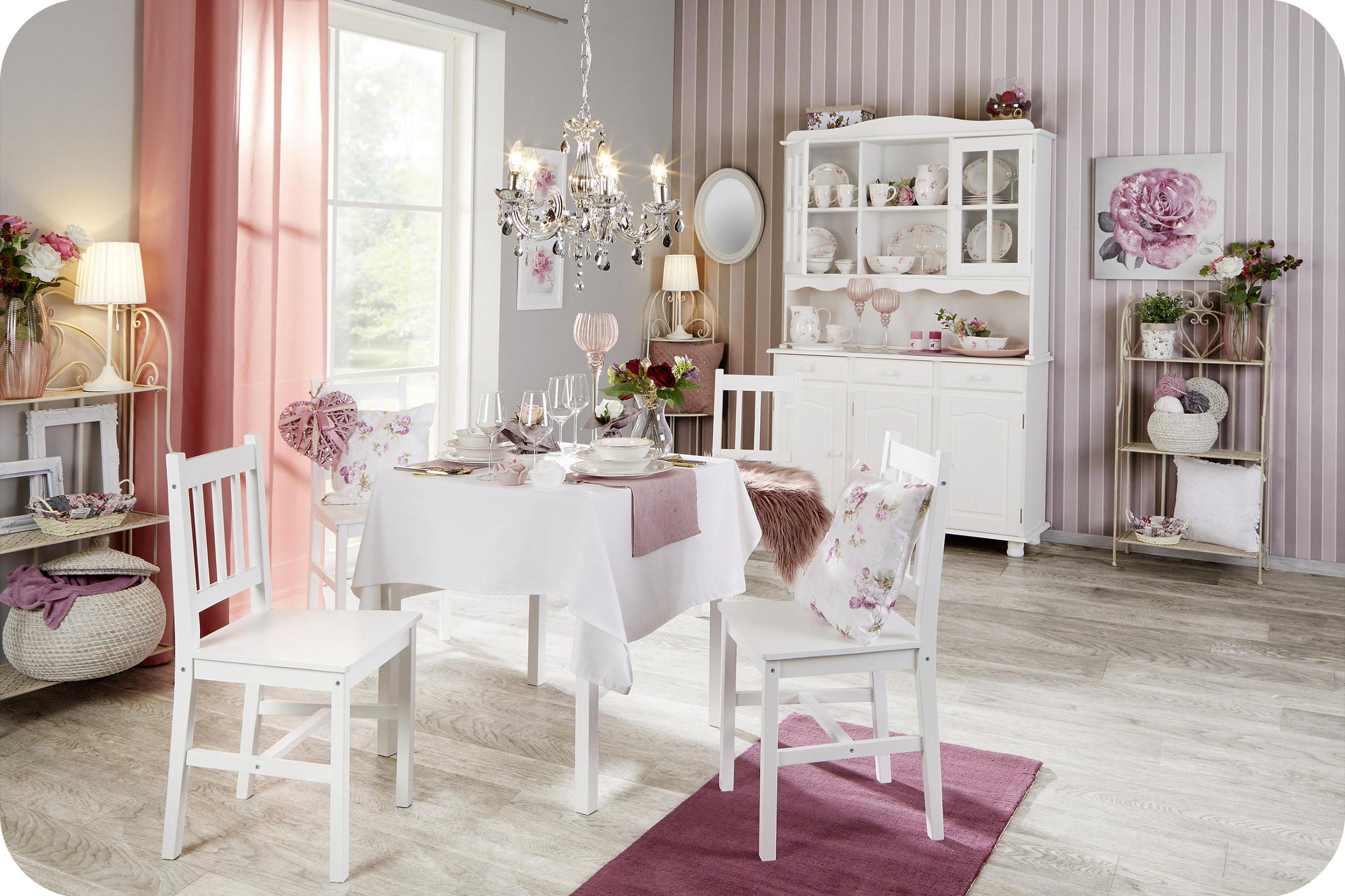 obývačka v provensáslkom štýle