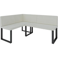 ECKBANK Alina - INARI-Stoff - 142 x 196 cm - Rechts - Beige - Beige, Textil/Metall (142/196cm) - AN-Moebel 4u