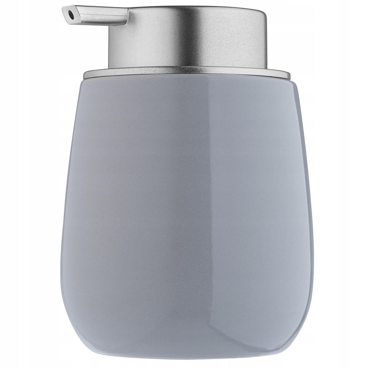 FLÜSSIGSEIFENSPENDER 12 cm, grau - Grau, Keramik (9.5/12cm) - KADAX