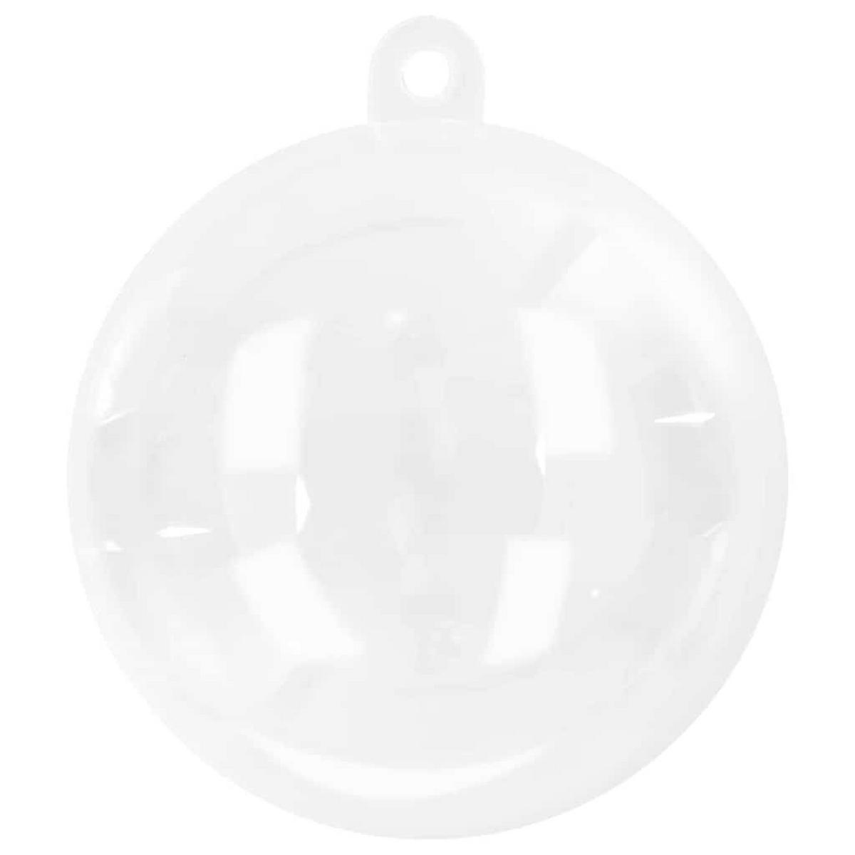 WEIHNACHTSKUGEL-SET 25 -teilig 10/10/10 cm Transparent Kunststoff - Transparent, Kunststoff (10/10/10cm) - vidaXL