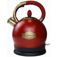 WASSERKOCHER WK 2000 RotEm, Bordeaux, Kontroll LED 2L - Bordeaux, Metall (22/23/27cm) - Kaiser Küchengeräte