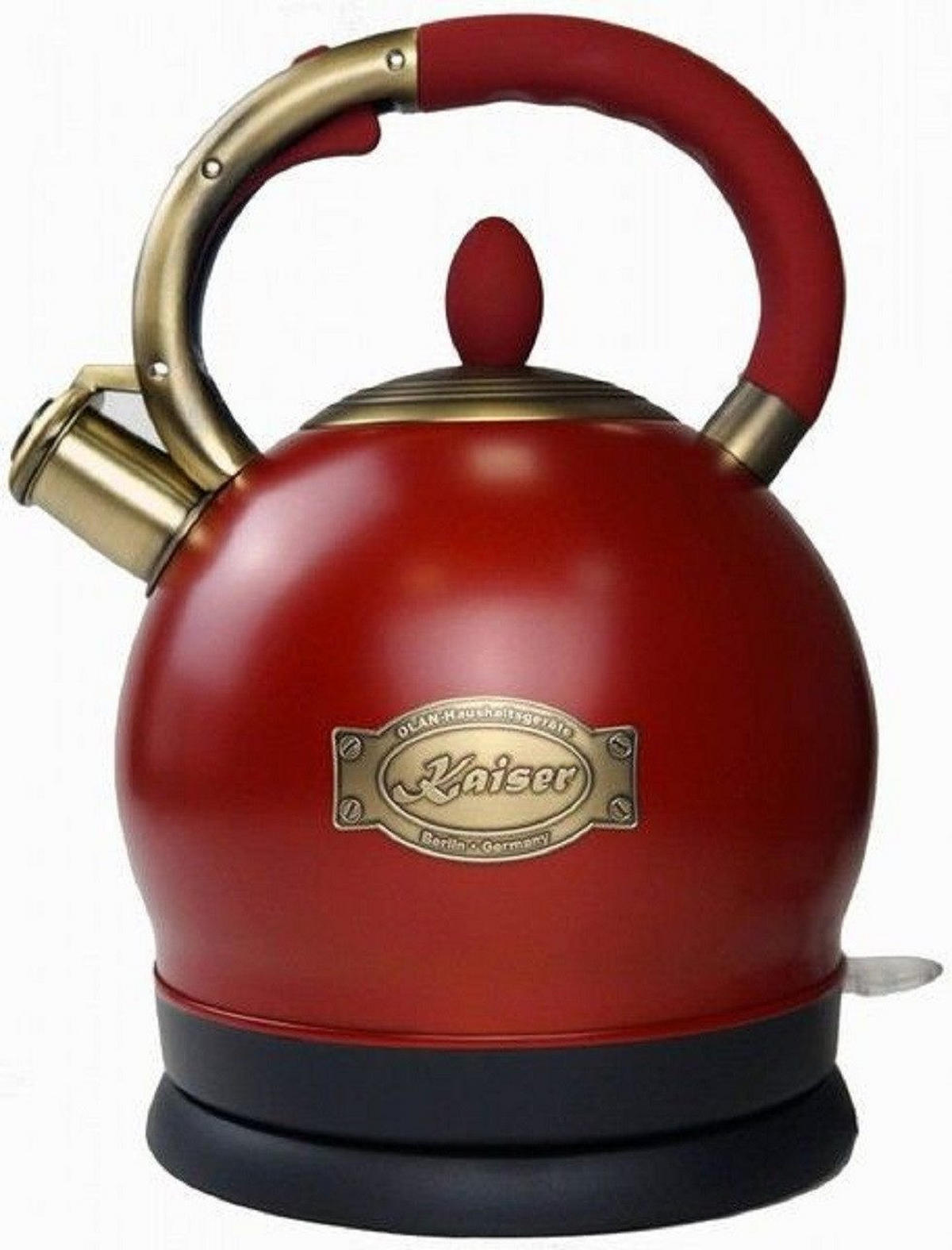 WASSERKOCHER WK 2000 RotEm, Bordeaux, Kontroll LED 2L - Bordeaux, Metall (22/23/27cm) - Kaiser Küchengeräte