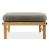 GARTENLOUNGE-HOCKER ATREDA - Grau, Holz/Textil (70/42/80cm) - KONSIMO®
