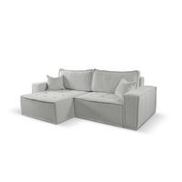 ECKSOFA Bohoo Mit Schlaffunktion Dunkelbeige Links - Cappuccino, Holz (140/248cm) - Kaiser Möbel