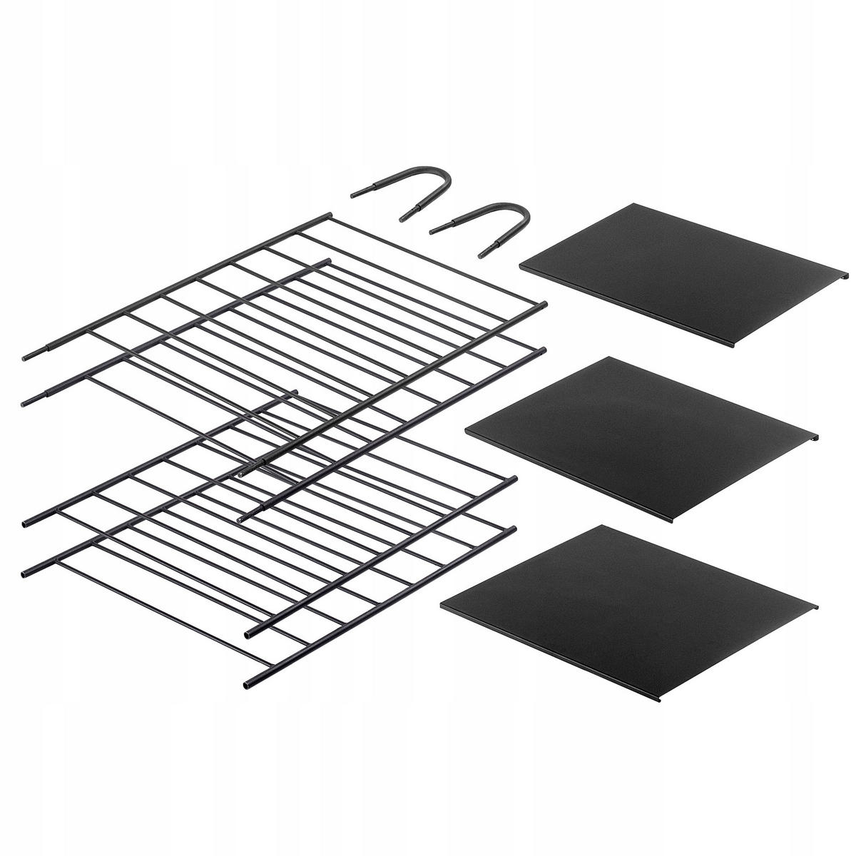 RANKGITTERLEITER, 60 x 172 cm, Schwarz - Schwarz, Metall (49/172cm) - KADAX