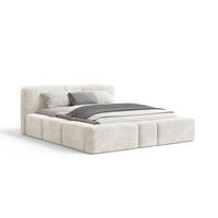 POLSTERBETT Monte200x200 cm- Bettkasten und Stauraum - Doppelbett mit Stabilem Metallrahmen - Monte-Stoff- Beige - Beige, Holzwerkstoff (200/200cm) - Chilly