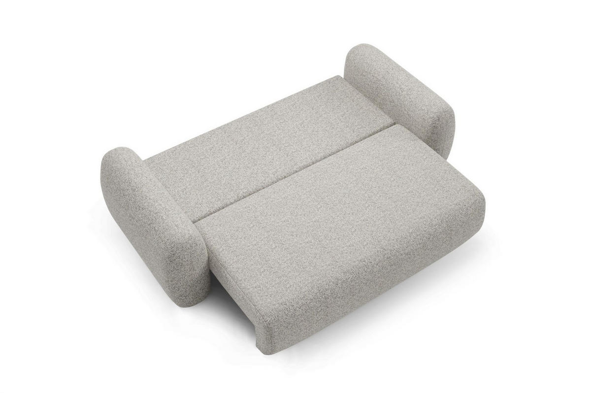 SCHLAFSOFA Gaston - Greige, Holzwerkstoff/Textil (266/95/110cm) - Fun Möbel
