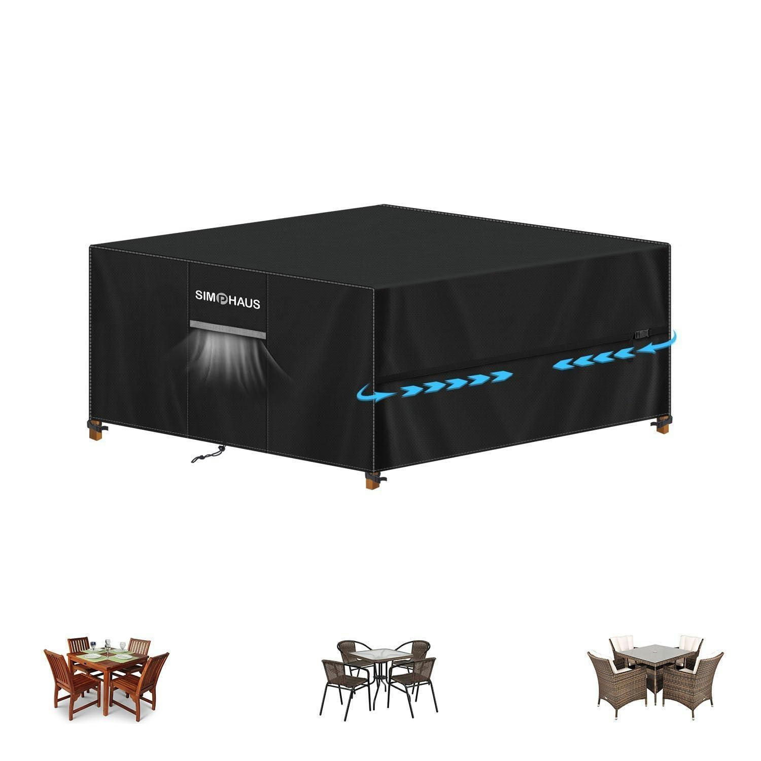 XXXLutz Abdeckhaube Schwarz 150x74x150 cm