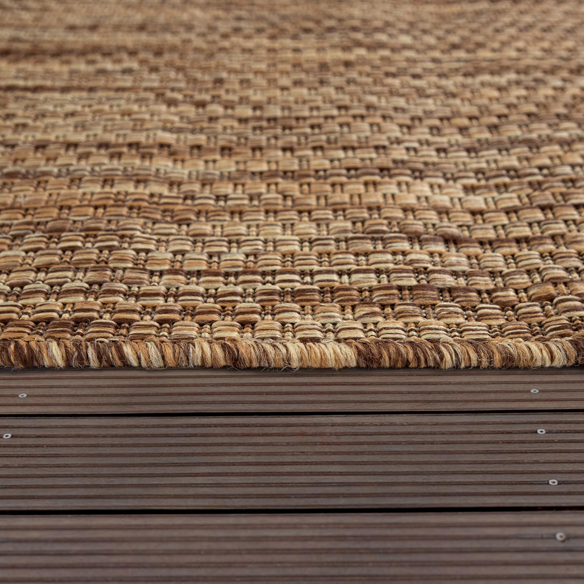 OUTDOORTEPPICH 200/200 cm Venedig 165 - Braun, Textil (200/200cm) - Paco Home