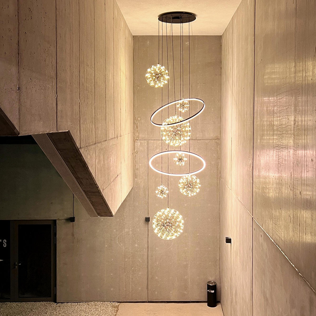 LED-GALERIELEUCHTE Fusion Weiß/Chrom - Weiß, Metall (150/150/500cm) - s.luce