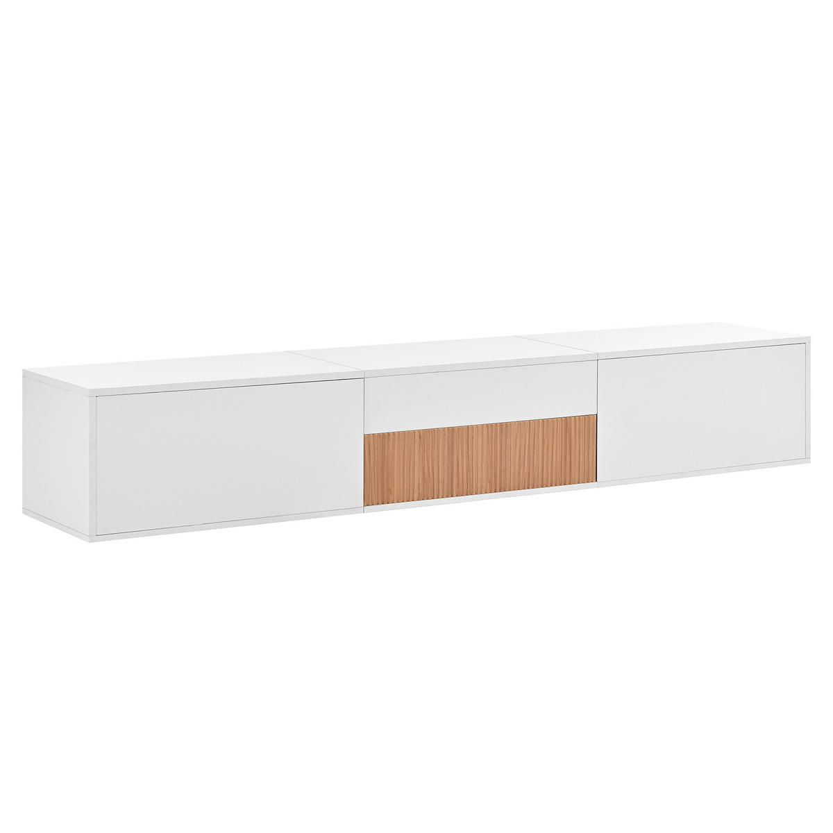 TV-LOWBOARD Weiß 180/34/30 cm - Weiß, Holzwerkstoff (180/30/34cm) - PANGIVO