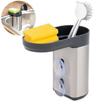 SPÜLBECKEN-ORGANIZER - Edelstahlfarben, Metall (15.5/15/8cm) - bremermann