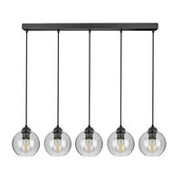 PEDELLEUCHTE HAGEN - Transparent, Glas/Metall (15/100/100cm) - kiki design