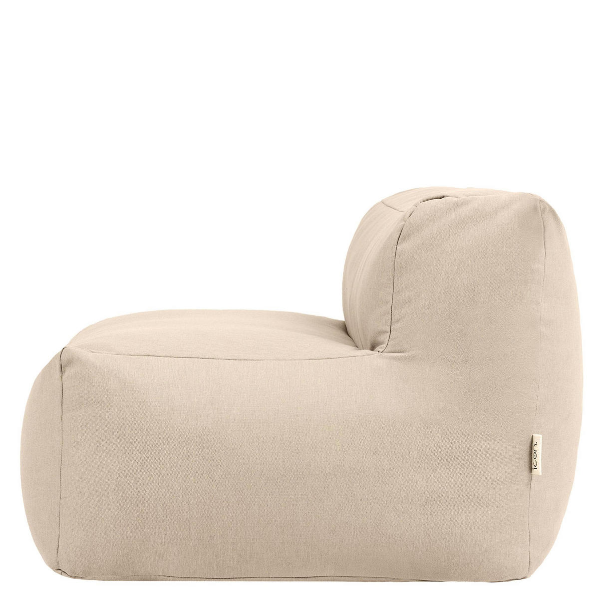 SITZSACK-SOFA Sessel - Beige, Textil (95/68/100cm) - icon
