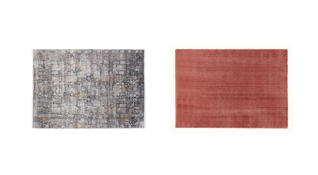 Musterring Teppiche in grau und rot