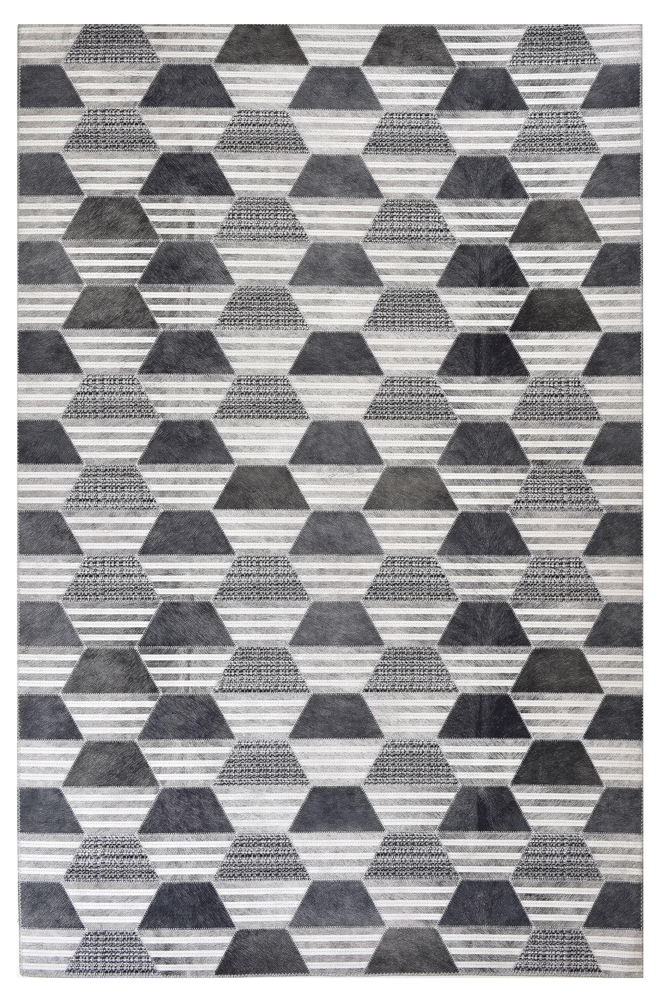 KURZFLORTEPPICH Serena 160x230 cm - Grau, Textil (160/230cm) - Gino Falcone