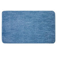 BADEMATTE rutschfest 60 x 90 cm Blau - Blau, Textil (60/90cm)