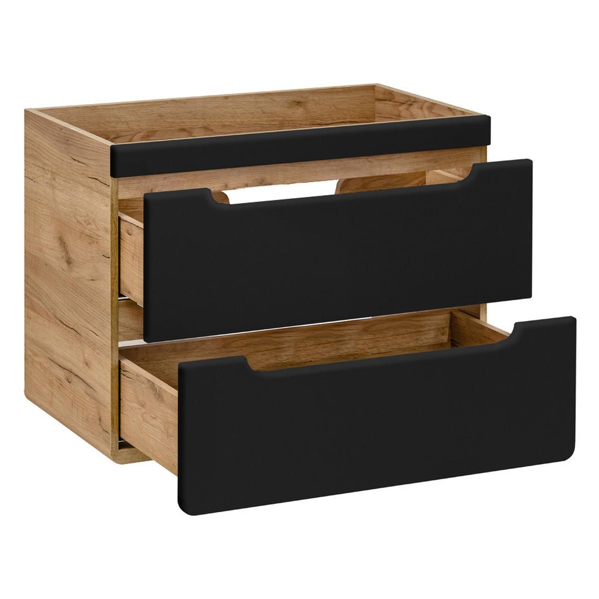 BADMÖBEL-SET NEW-LUTON-111 6ER-SET 6-TLG. New - Anthrazit, Holzwerkstoff (180/195/46cm) - Lomado