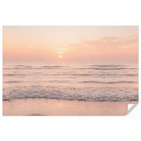 TAPETE - Sonne - Strand - Rosa - 450x300 cm - Hellrosa, Papier (450/300cm) - OnlyWow