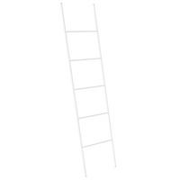 HANDTUCHLEITER weiß 50 x 165 cm Aribibi - Weiß, Metall (50/165/2cm) - Beliani