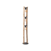 STEHLEUCHTE Woody Braun 25/25/150 cm - Braun, Holz (25/25/150cm) - LABEL51
