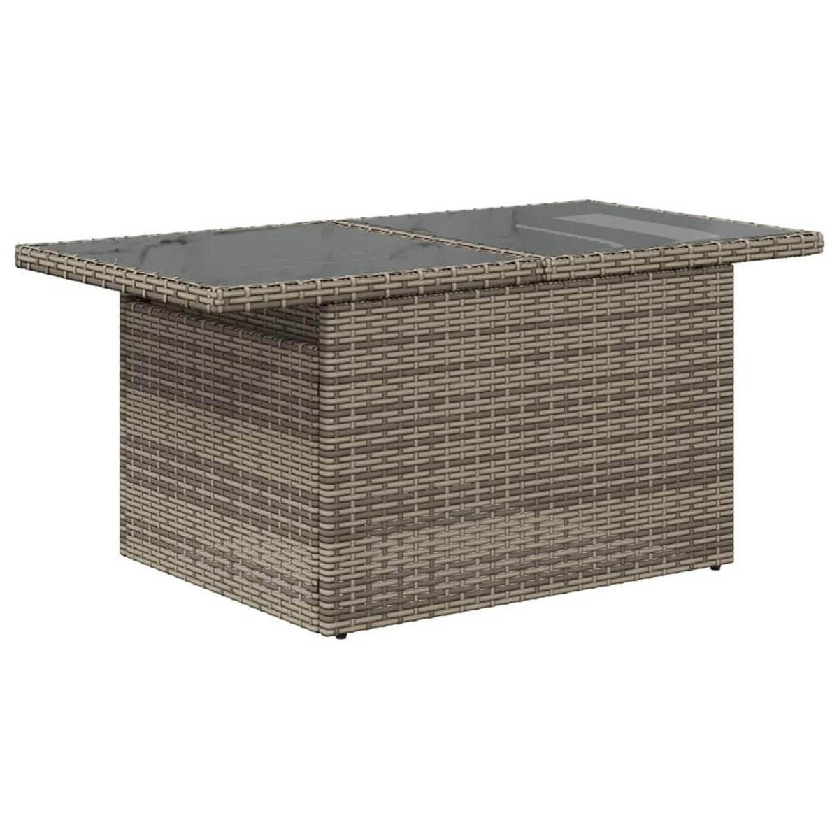 GARTENTISCH Tischlian 55/73/100 cm - Grau, Naturmaterialien (100/55/73cm) - ZMH