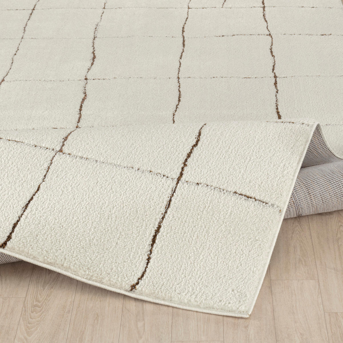 KURZFLORTEPPICH 160/213 cm Weiß - Weiß, Naturmaterialien/Textil (160/213cm) - LIVABLISS