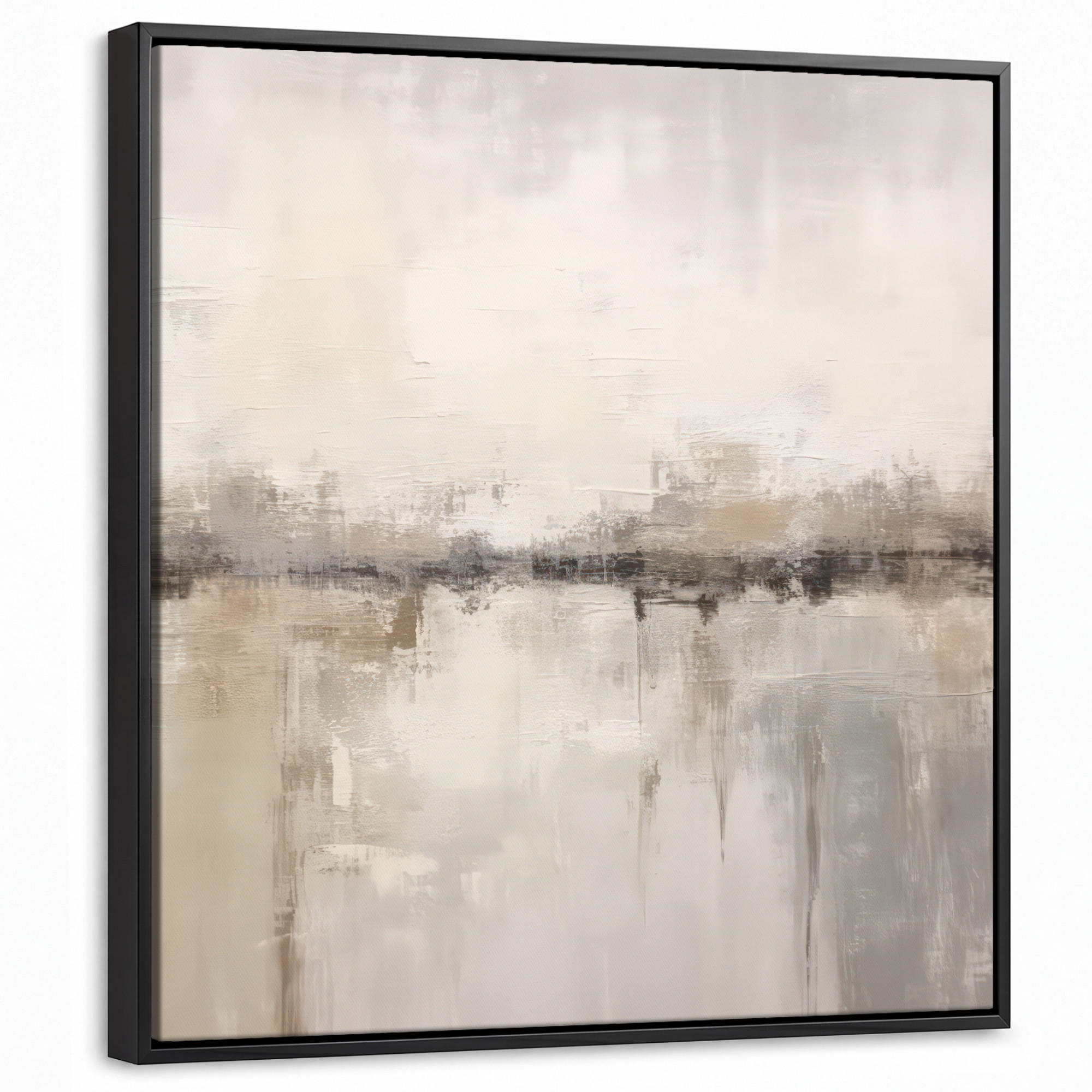 MuchoWow Leinwand Beige 50x50 cm
