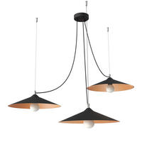 HÄNGELEUCHTE - Kupferfarben, Metall (40/40/9cm) - Lumicom