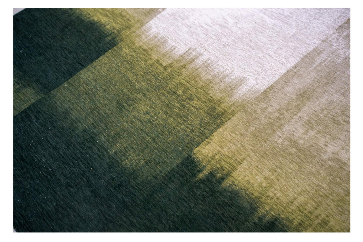 TEPPICH modern Flachgewebe NAGOYA Grün 140x140 cm Grün 140 x 140 cm - Grün, Textil (140/140cm) - Novatrend