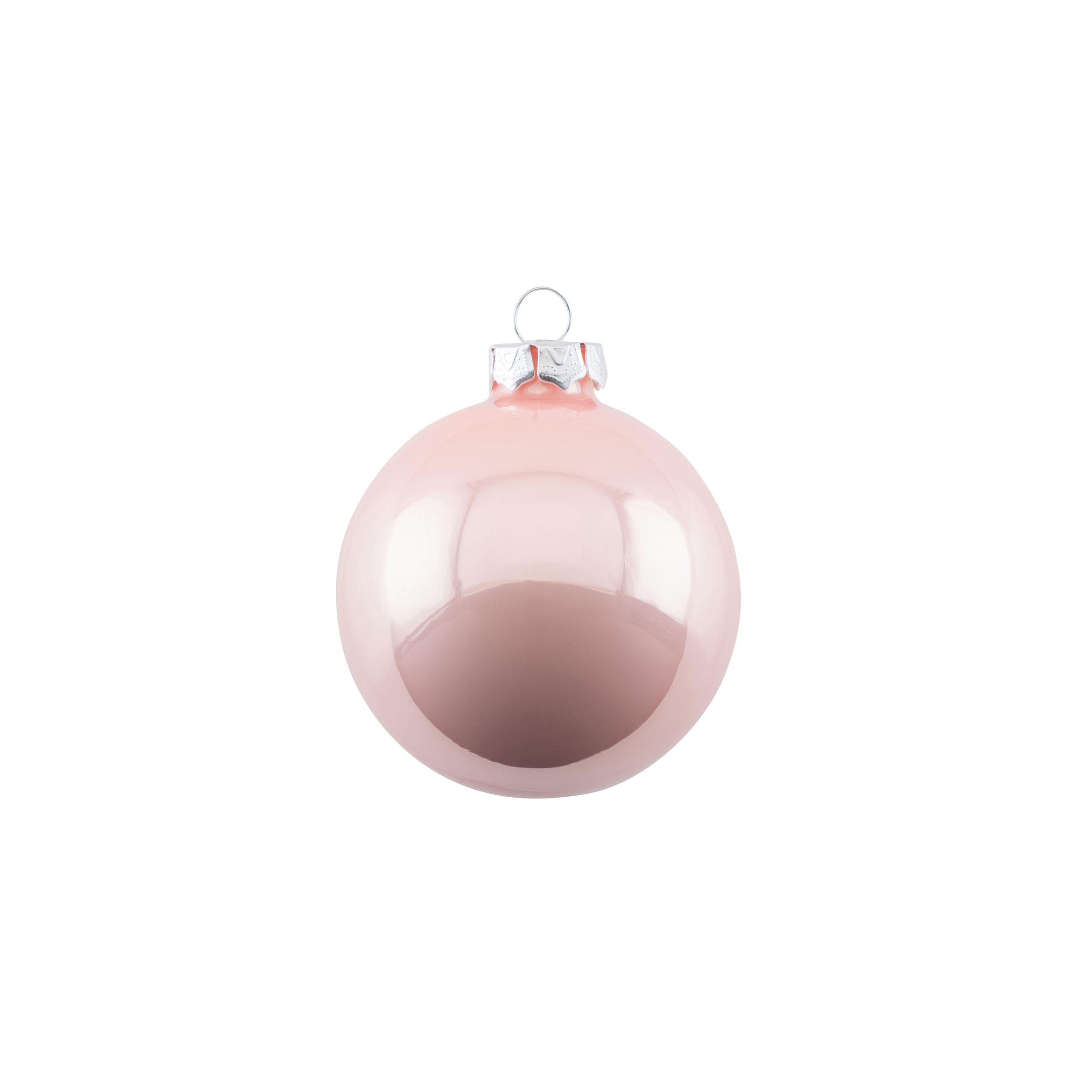 CHRISTBAUMKUGEL Opal, Glas, Blush, Ø 6 cm, - Rot, Glas (6/1/6cm) - Gift Company
