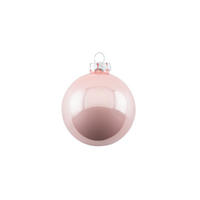 CHRISTBAUMKUGEL Opal, Glas, Blush, Ø 6 cm, - Rot, Glas (6/1/6cm) - Gift Company