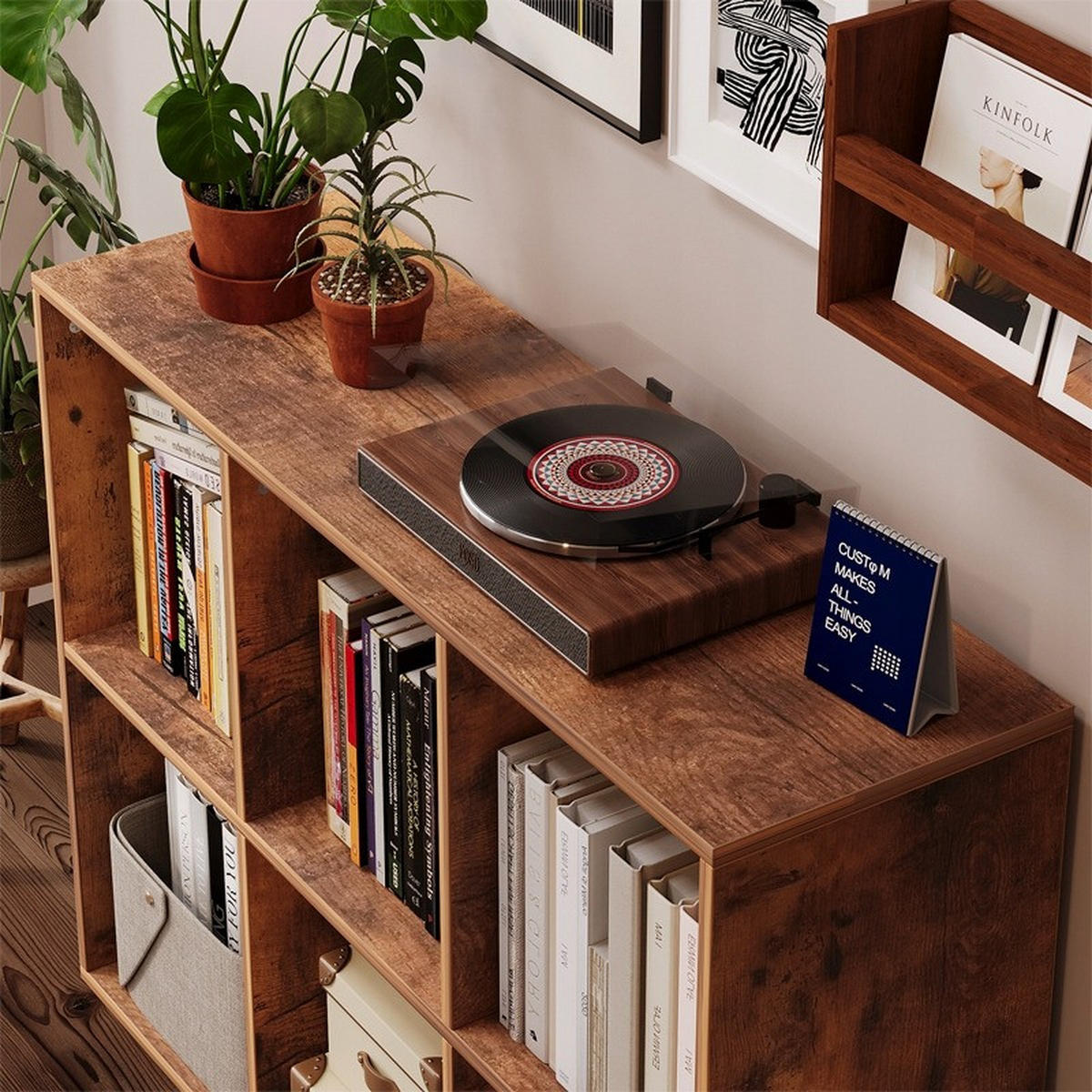 BÜCHERREGAL, braun, 30/100/63 cm - Braun, Holzwerkstoff (100/63/30cm)